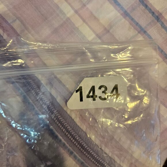 Croft & Barrow Robe night gown Womens XL Zip Pockets crinkle embroidered granny - Picture 15 of 15